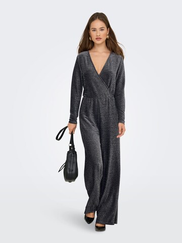 ONLY Jumpsuit 'Rich' in Zilver: voorkant