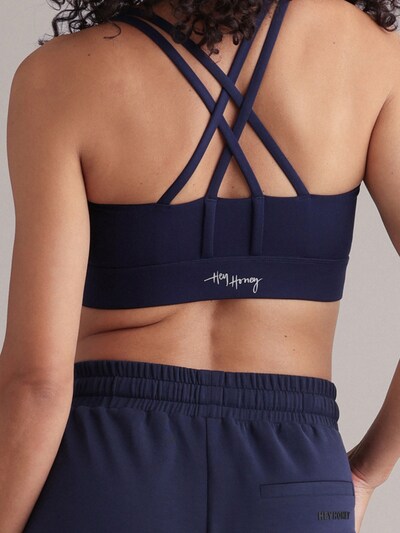 Hey Honey Sportbroek 'Lux' in XS in de kleur Donkerblauw, Productweergave
