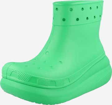 Crocs Rubber Boots in Green: front