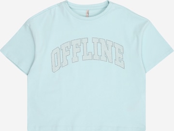 T-Shirt 'KOGRIRI' ONLY GIRLS en bleu : devant