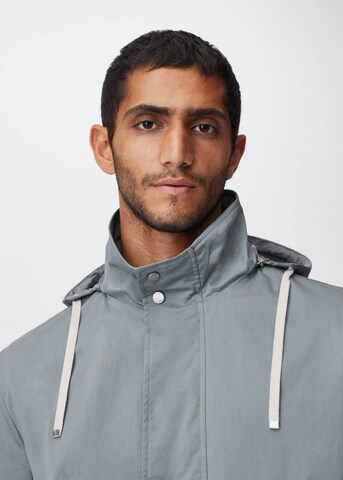 MANGO MAN Between-Season Jacket 'Uri' in Grey