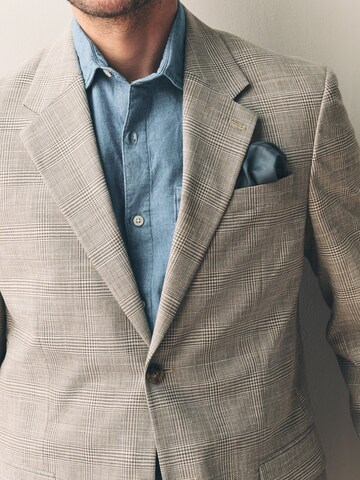 Coupe regular Veste de costume Next en beige