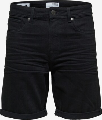 SELECTED HOMME Regular Jeans 'Alex' in Black: front