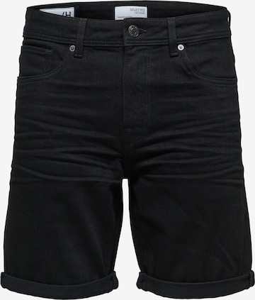 SELECTED HOMME Regular Shorts 'Alex' in Schwarz: predná strana