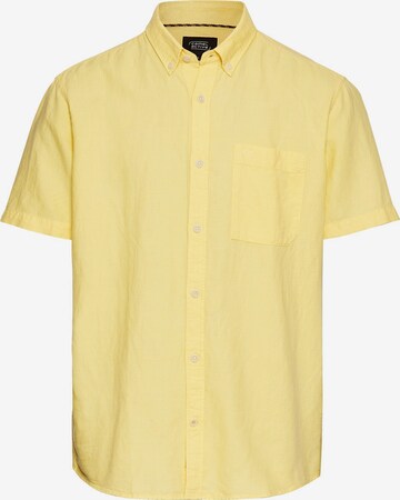 CAMEL ACTIVE Button Up Shirt in Yellow: front