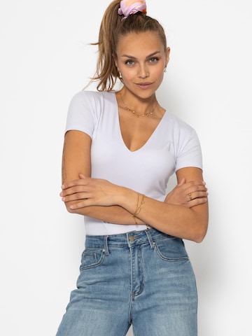 SASSYCLASSY Shirt bodysuit in Purple