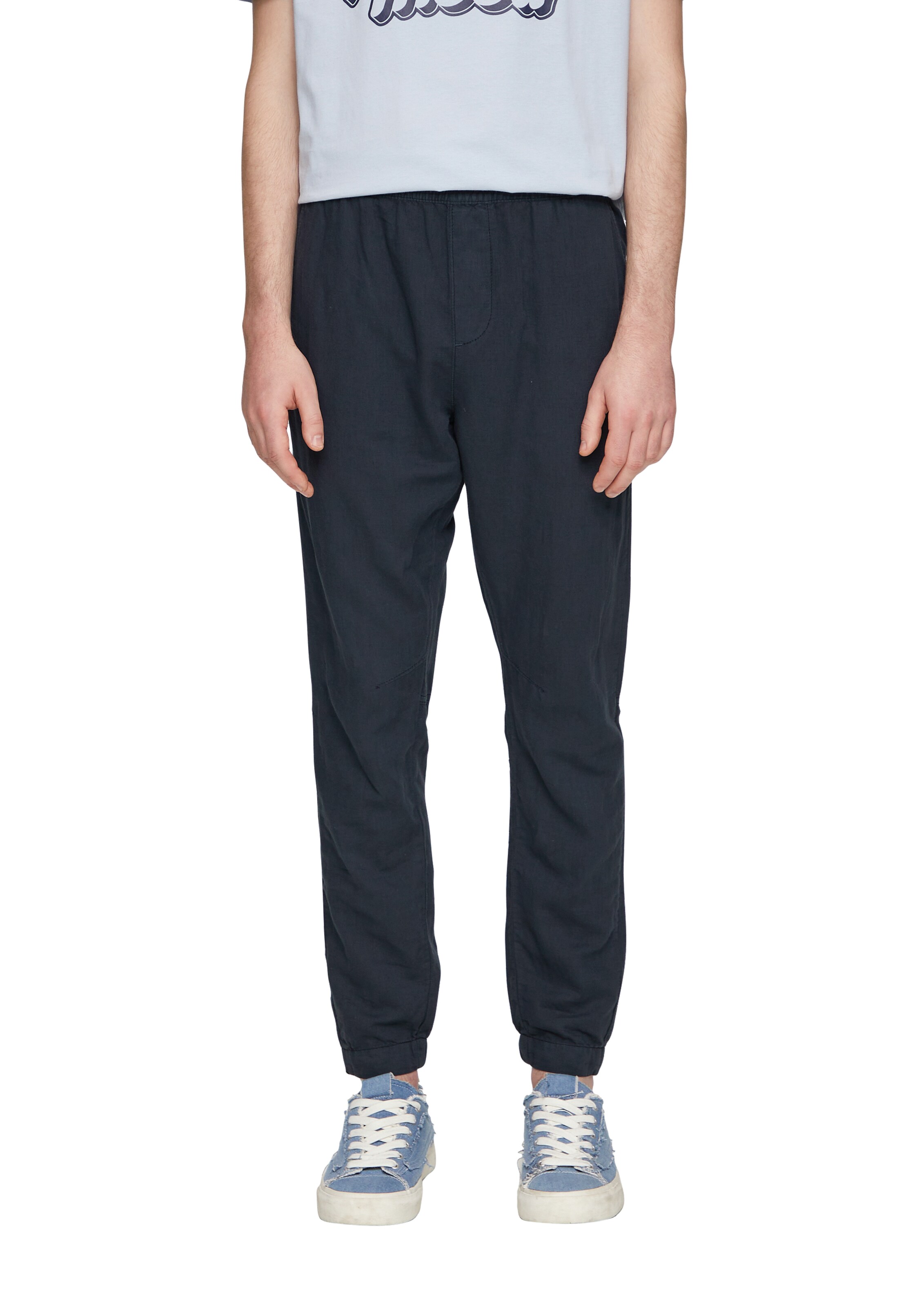 QS Tapered Hose in Blau: Vorderseite