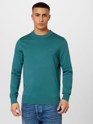 TOMMY HILFIGER Sweater in Green: front