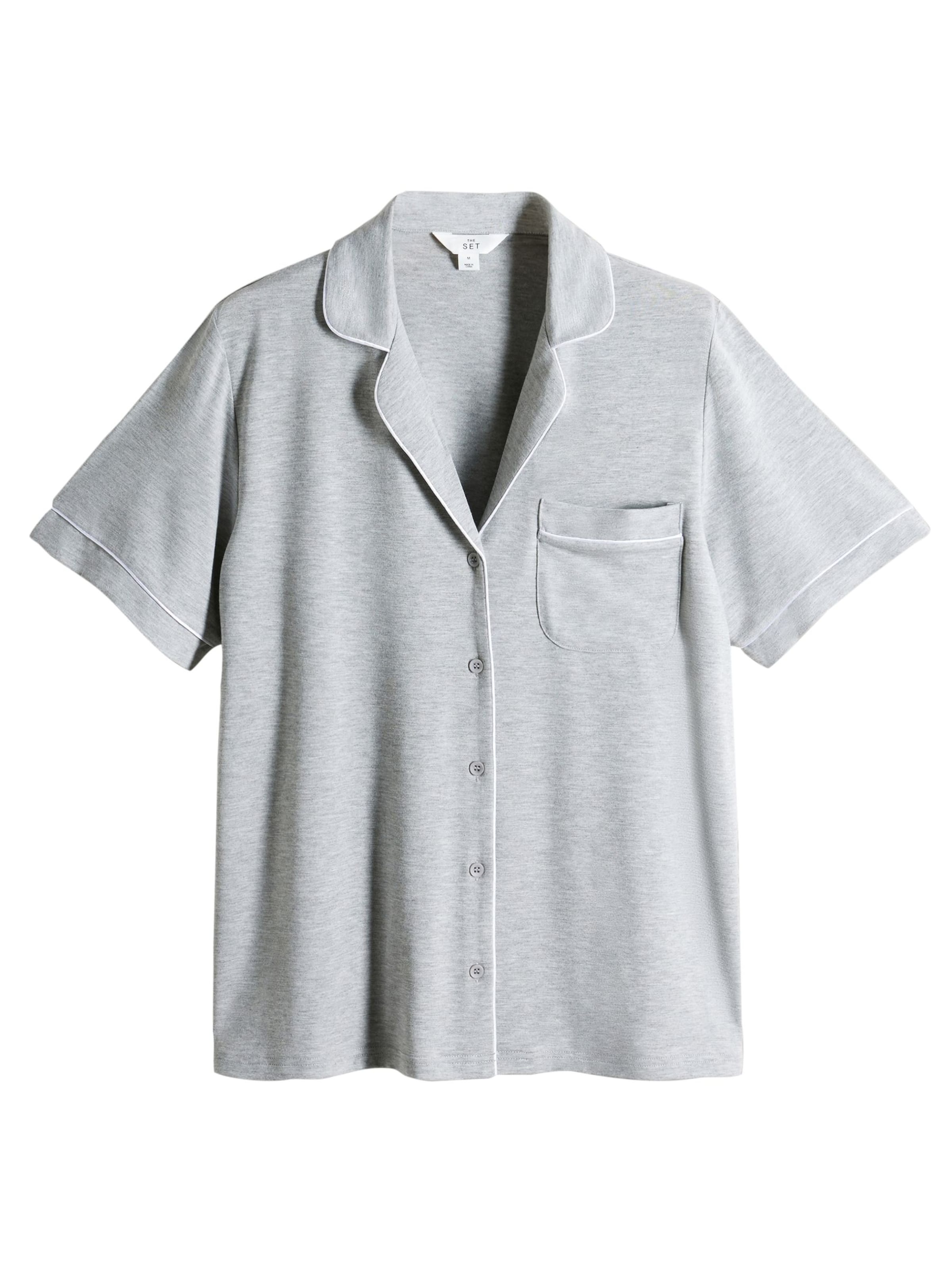 The Set Short Pajama Set in Blue