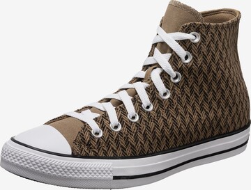 CONVERSE High-Top Sneakers in Brown: front