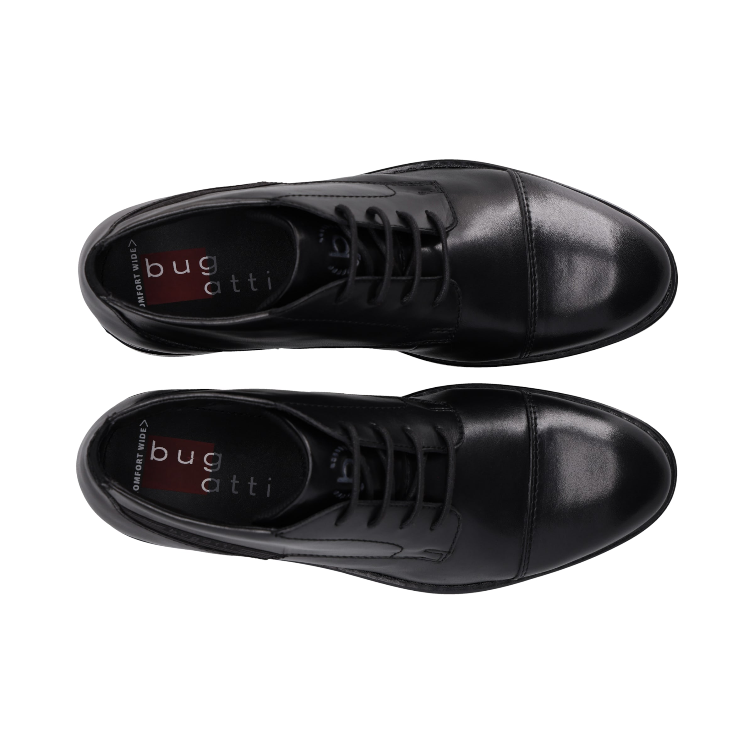 bugatti Lace-up boots in Black