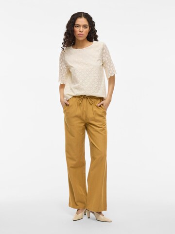 VILA Loose fit Trousers in Brown