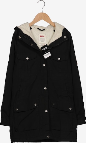 Fjällräven Mantel XXS in Schwarz: Vorderseite
