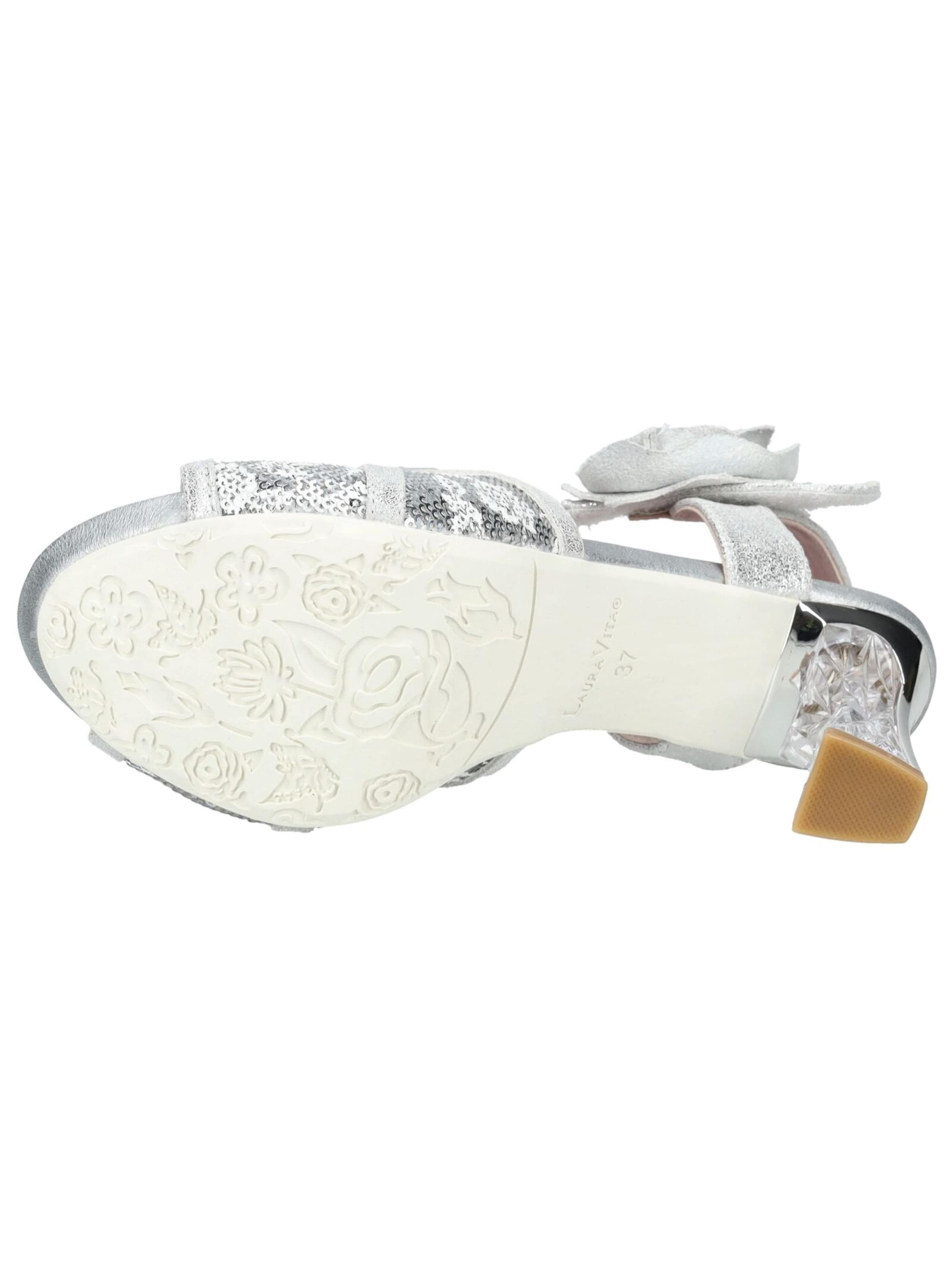 Sandales Laura Vita en argent