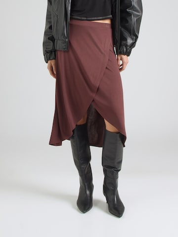 Gonna 'Ines' di ABOUT YOU in marrone: frontale