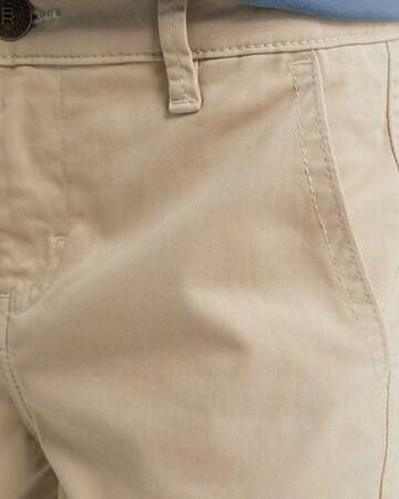 WE Fashion Slimfit Byxa i beige