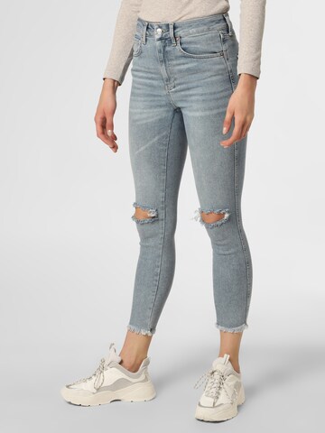 Free People Skinny Jeans in Blauw: voorkant