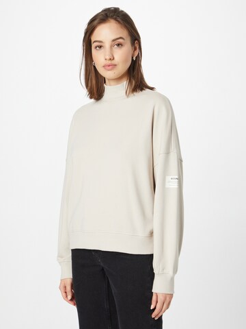 ECOALF Sweatshirt 'CYCLA' i beige: framsida