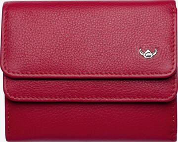 GOLDEN HEAD Wallet 'Madrid ' in Red: front