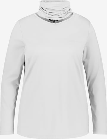 T-shirt Ulla Popken en blanc : devant