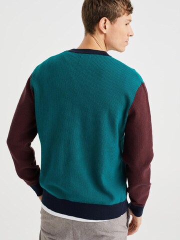 WE Fashion Knit Cardigan in Green