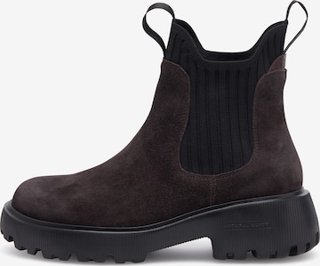 WODEN Chelsea Boots 'Isabella' i brun: forside
