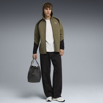 PUMA Sportsweatjacke 'Evostripe' in Grün