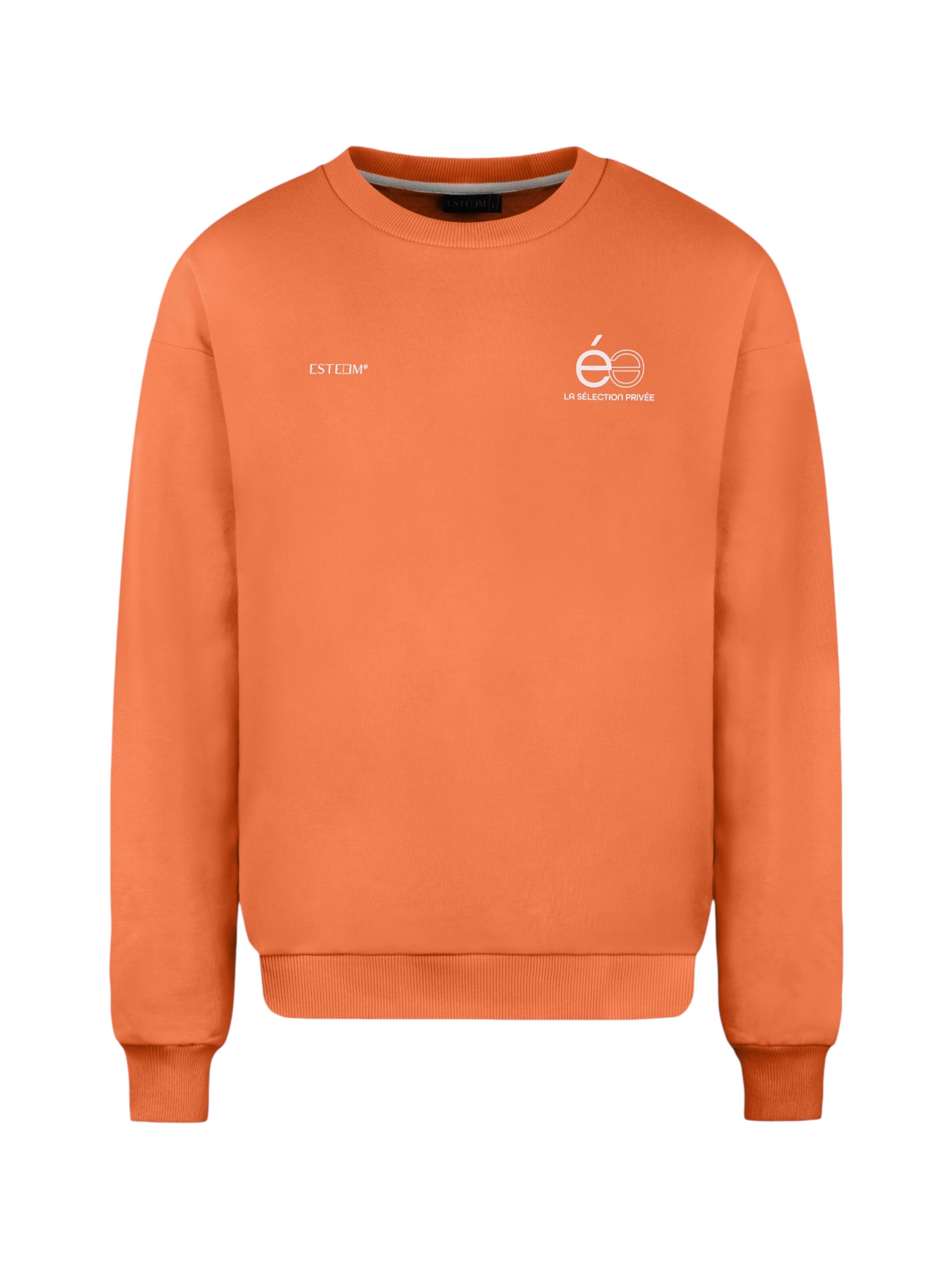 ESTEEM Collegepaita 'Opposé' värissä oranssi: etupuoli