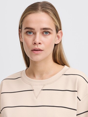 Pull-over 'Kala LS' ICHI en beige