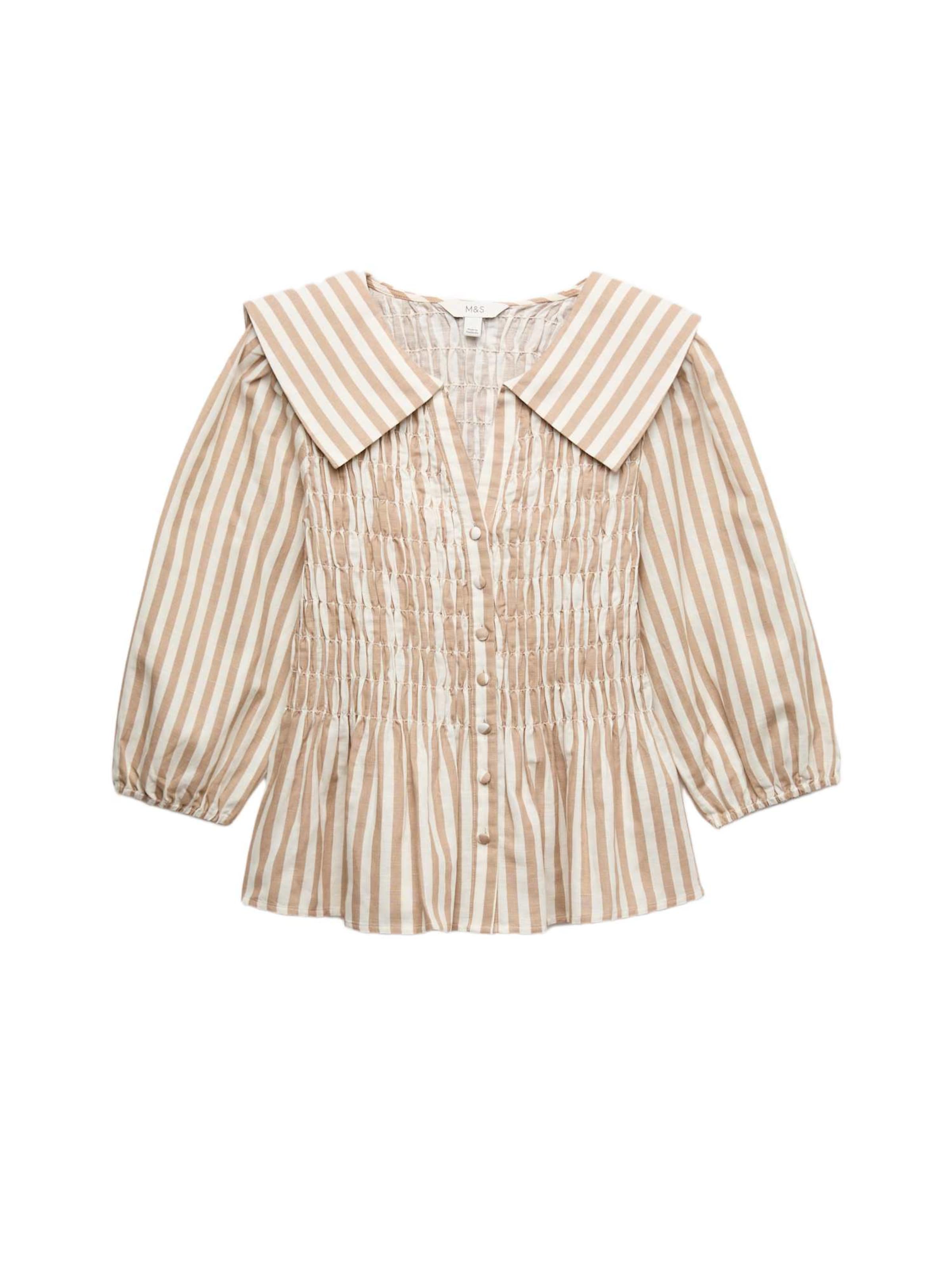 Marks & Spencer Blouse in Beige: voorkant