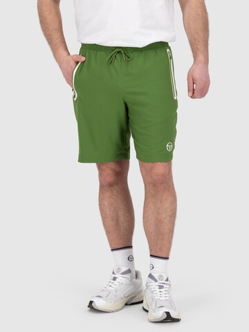 Sergio Tacchini Regular Sporthose 'RISPECCHIO PL' in Grün: Vorderseite
