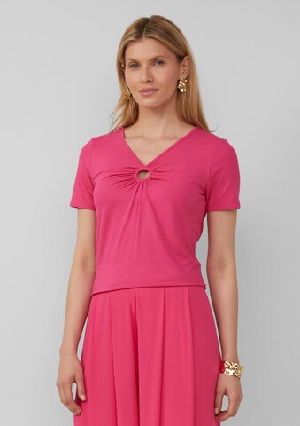 s.Oliver BLACK LABEL Shirt in Roze: voorkant