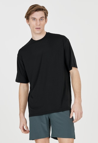 Virtus Functioneel shirt 'Roger' in Zwart: voorkant