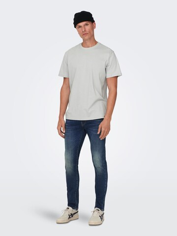 Skinny Jean 'Loom' Only & Sons en bleu