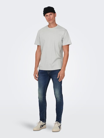 Skinny Jeans 'Loom' di Only & Sons in blu