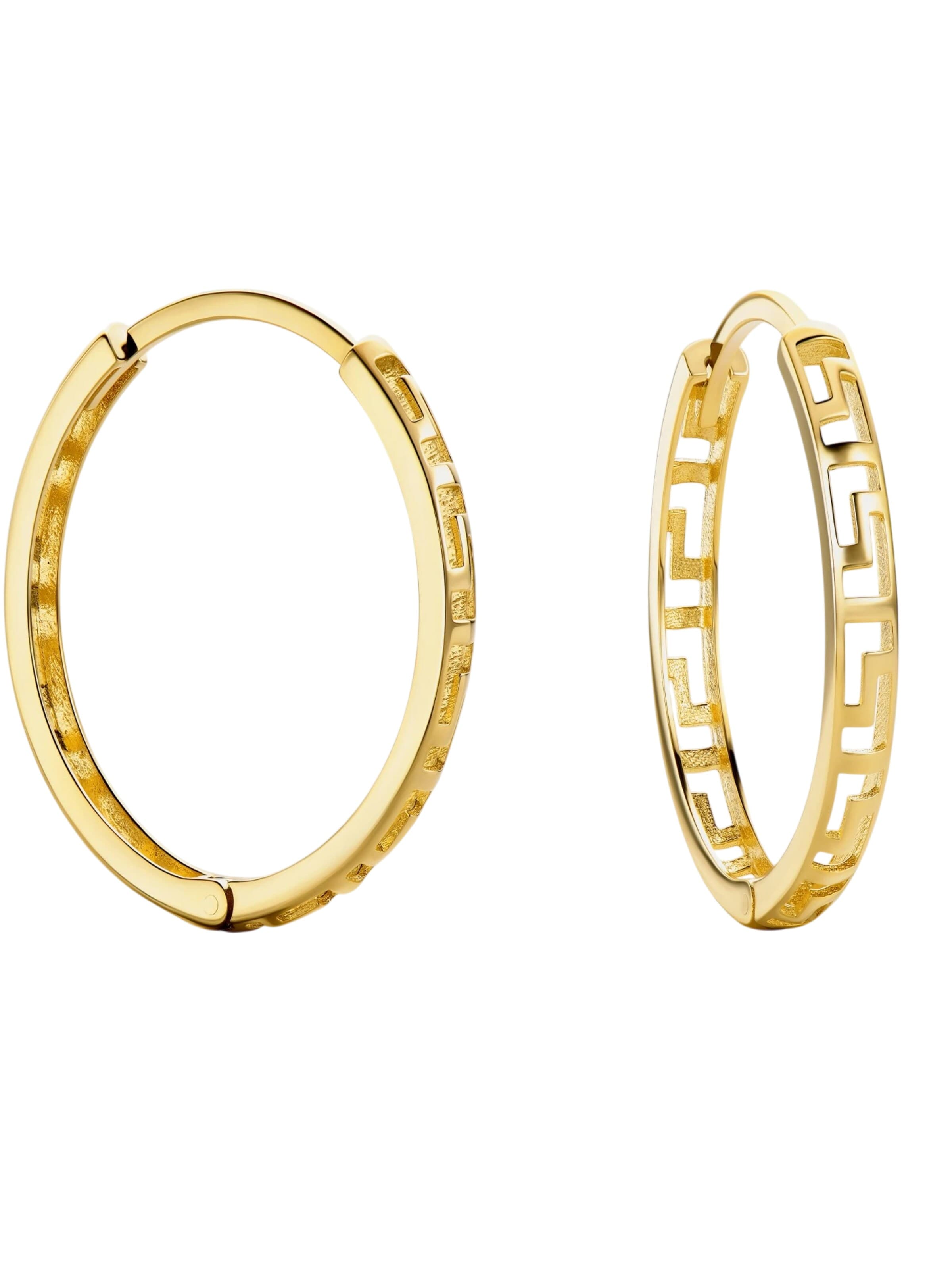 Orecchini 'Ohrringe aus 585 Gelbgold' di DIAMANT LETERNEL in oro: frontale
