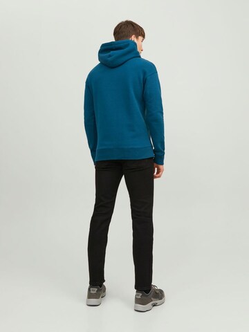 JACK & JONES Sweatshirt 'Star' i blå