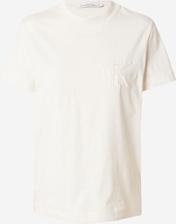 Calvin Klein Jeans Koszulka w kolorze biały: przód