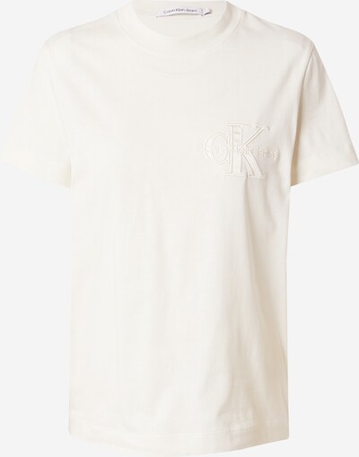Calvin Klein Jeans T-Shirt in naturweiß, Produktansicht
