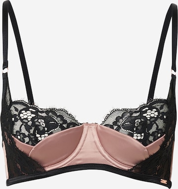 Hunkemöller Balconette Bra 'Poppy' in Black: front