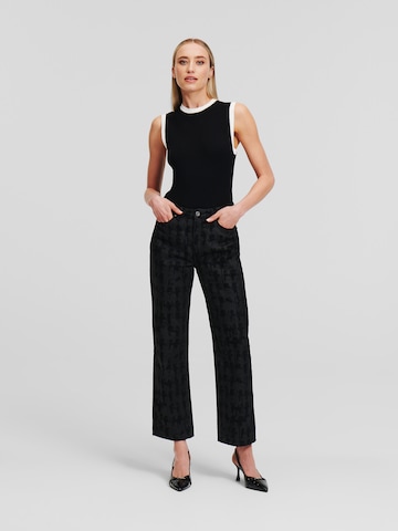 Karl Lagerfeld regular Jeans i sort