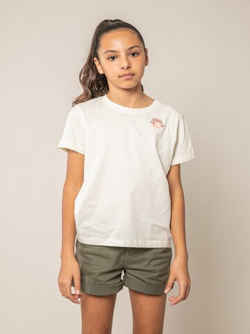 T-Shirt 'Luzia' Deeluxe en blanc