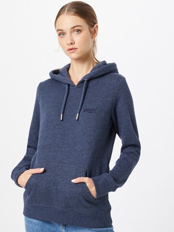 Superdry Sweatshirt in Blauw: voorkant