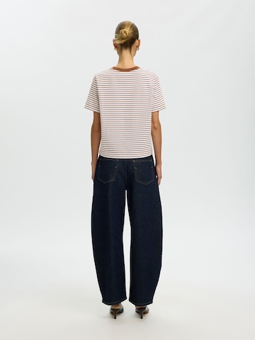 SELECTED - Camiseta 'SLFEssential' en marrón