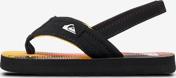QUIKSILVER Sandals & Slippers 'Molokai Layback' in Black: front