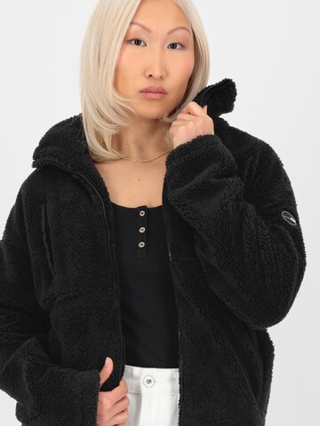 Alife and Kickin Fleece jacket 'Lioba' in Black