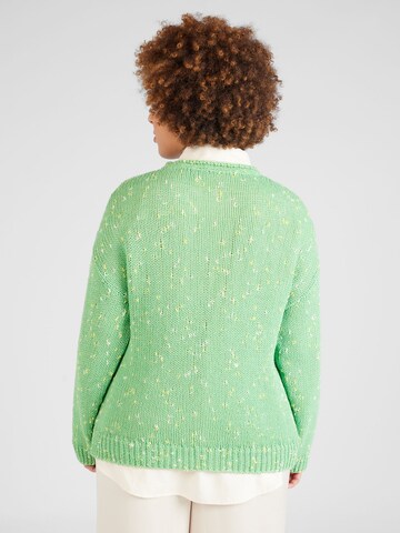 ONLY Carmakoma Sweater 'BIBBI' in Green