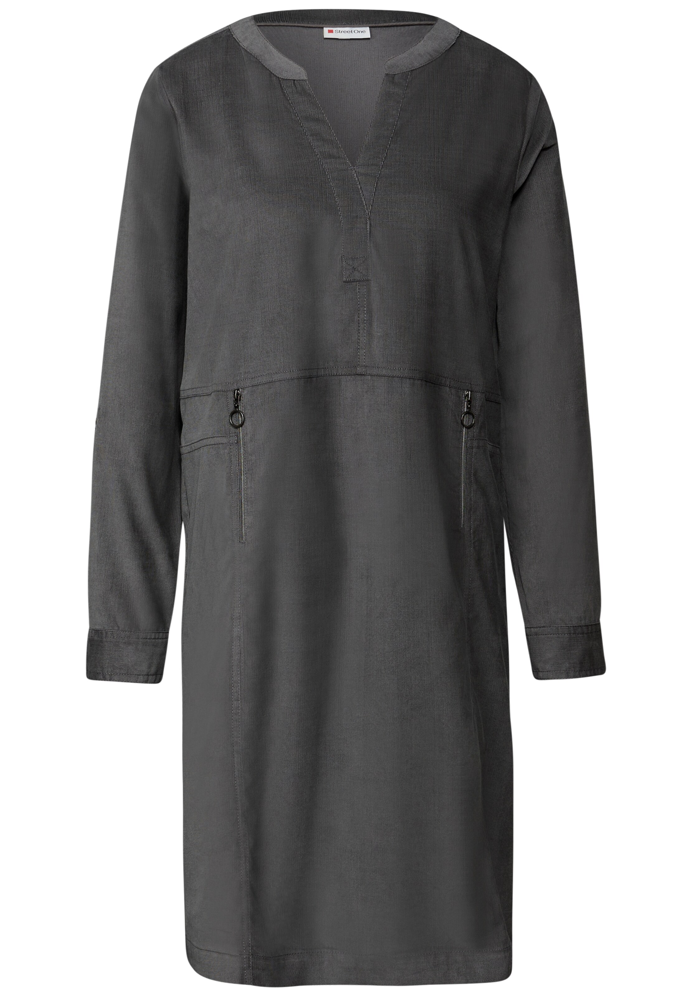 STREET ONE Kleid in Grau: Vorderseite