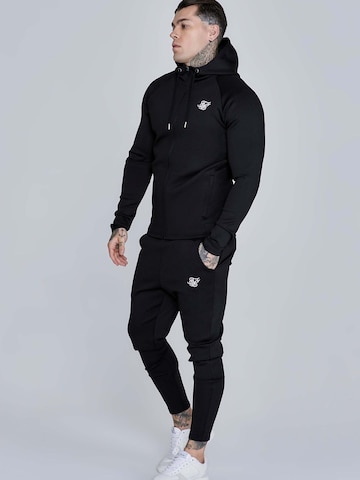 Giacca di felpa 'Essentials' di SikSilk in nero