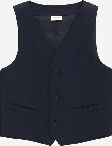 s.Oliver Vest in Blue: front